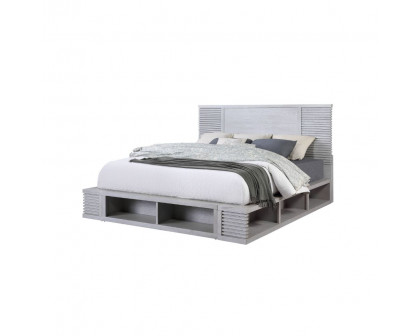 ACME Aromas Queen Bed - White Oak