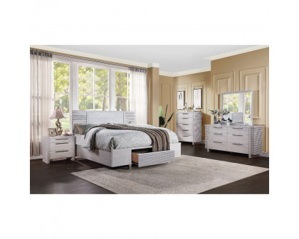 ACME Aromas Queen Bed - White Oak