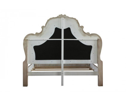 ACME Dresden CK Bed - Vintage Bone White (28164CK)