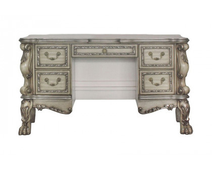 ACME - Dresden Vanity Desk in Vintage Bone White