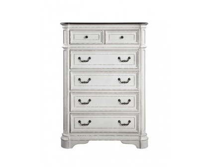 ACME Florian Chest - Antique White/Oak