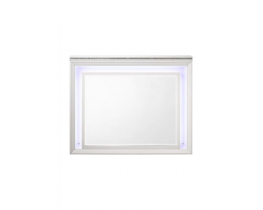 ACME - Sadie Mirror in White