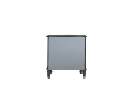 ACME - House Beatrice Nightstand in Charcoal/Light Gray