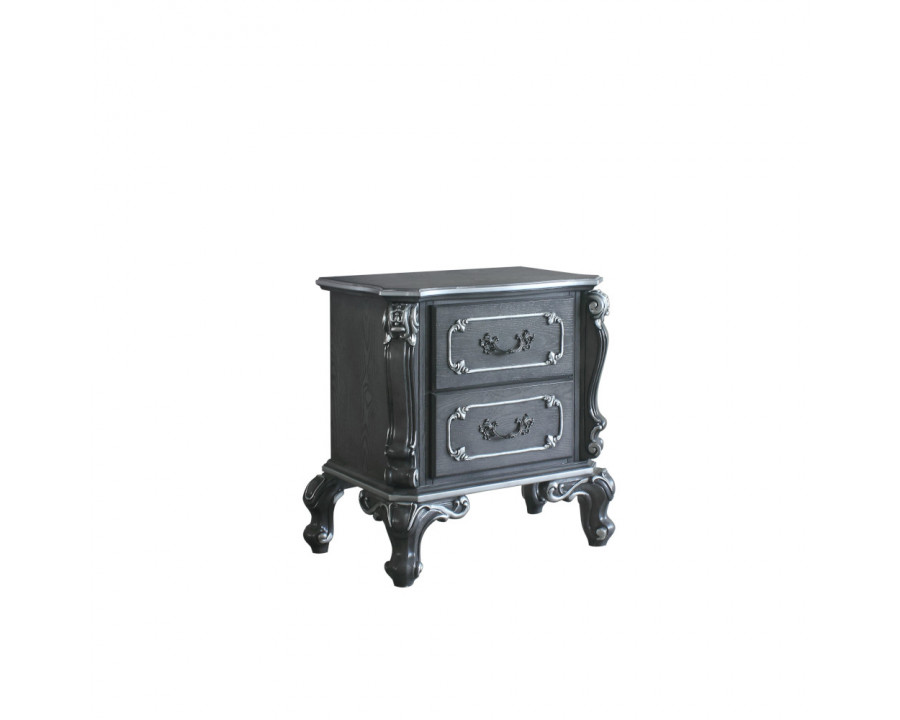 ACME - House Delphine Nightstand in Charcoal