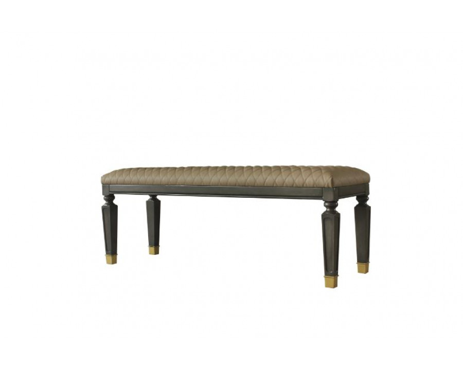 ACME - House Marchese Bench in Tan/Tobacco