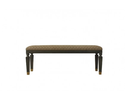 ACME - House Marchese Bench in Tan/Tobacco