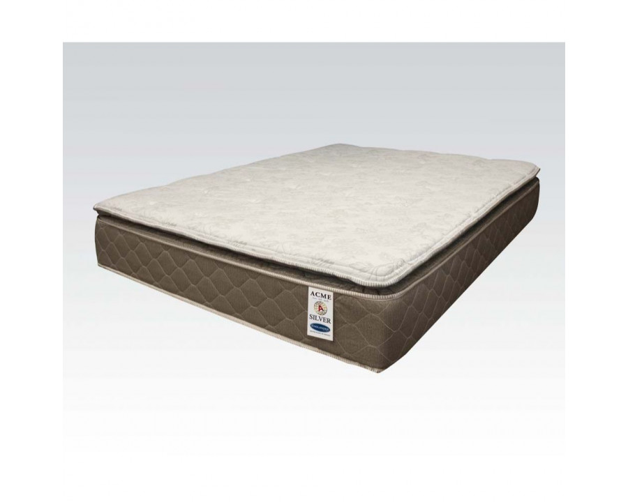 ACME - Englander Silver 12" Twin Mattress in Fabric