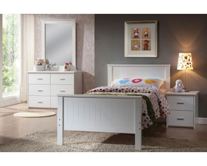 ACME Bungalow Twin Bed - White