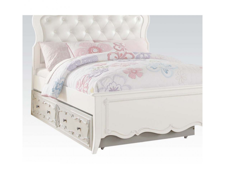 ACME - Edalene Trundle (Twin) in Pearl White