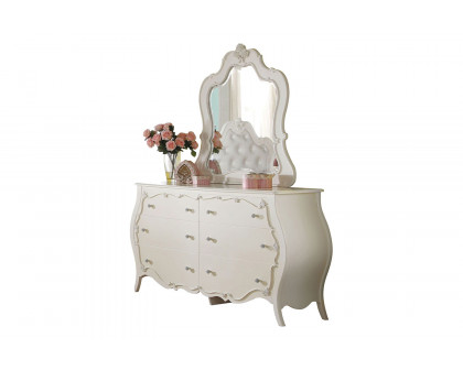 ACME - Edalene Mirror in Pearl White