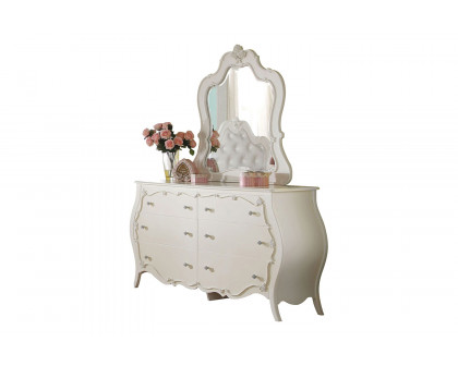 ACME - Edalene Dresser in Pearl White