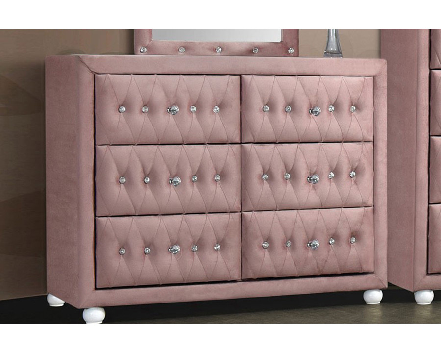 ACME - Reggie Dresser in Pink