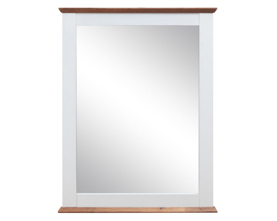 ACME - Farah Mirror in White/Oak