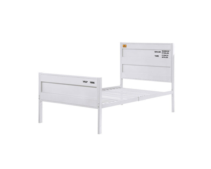 ACME Cargo Youth Panel Bed - White, Twin Size