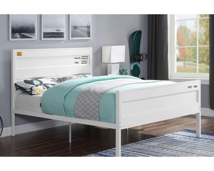 ACME Cargo Youth Panel Bed - White, Twin Size