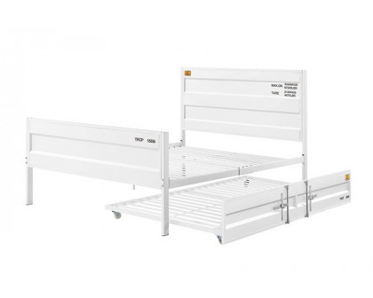 ACME Cargo Youth Panel Bed - White, Twin Size