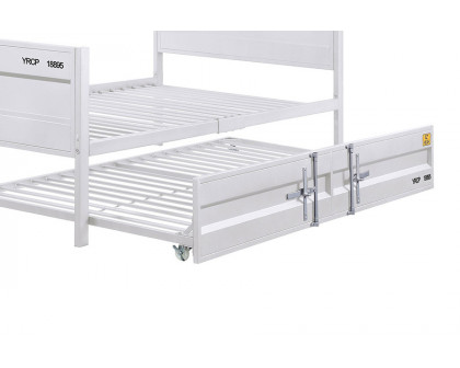 ACME Cargo Youth Panel Bed - White, Twin Size