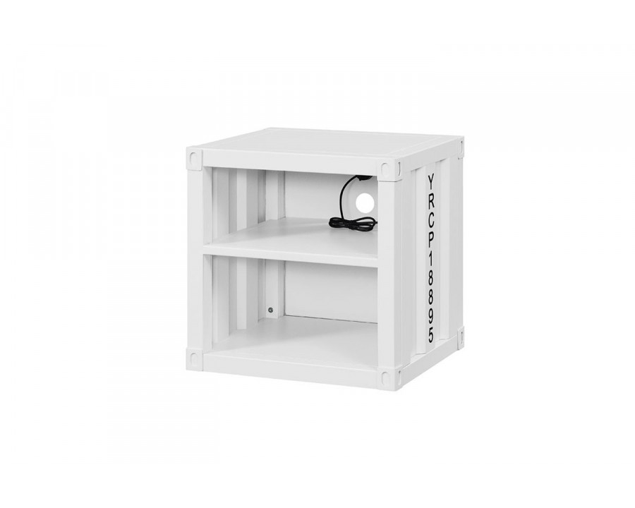 ACME Cargo Youth Nightstand - White