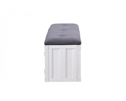 ACME Cargo Youth Storage Bench - White