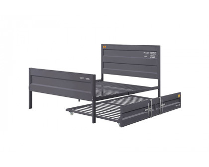 ACME Cargo Youth Panel Bed - Gunmetal, Twin Size