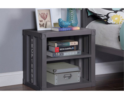 ACME Cargo Youth Nightstand - Gunmetal