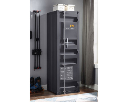 ACME Cargo Youth Single Door Wardrobe - Gunmetal