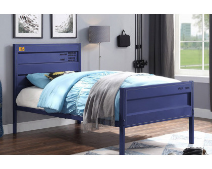 ACME Cargo Youth Panel Bed - Blue, Twin Size