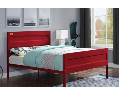 ACME Cargo Youth Panel Bed - Red, Twin Size