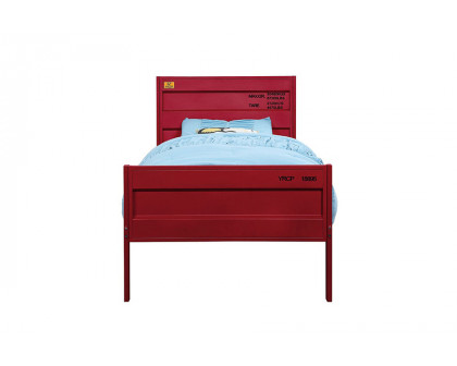 ACME Cargo Youth Panel Bed - Red, Twin Size