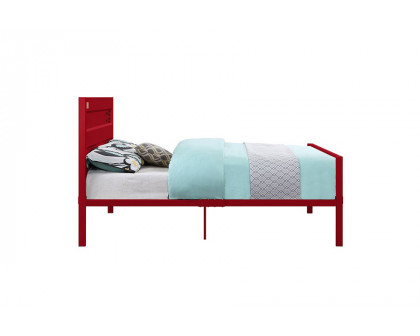 ACME Cargo Youth Panel Bed - Red, Twin Size