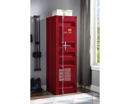 ACME Cargo Youth Single Door Wardrobe - Red