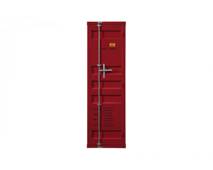 ACME Cargo Youth Single Door Wardrobe - Red