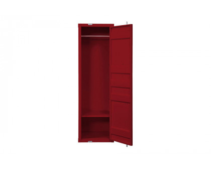 ACME Cargo Youth Single Door Wardrobe - Red