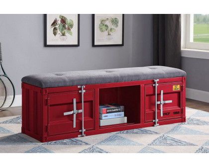 ACME Cargo Youth Storage Bench - Red