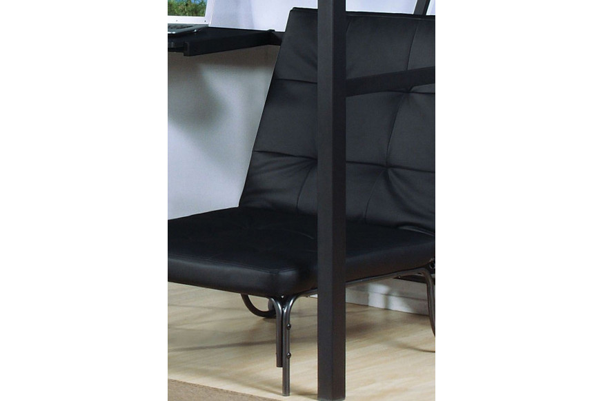 ACME™ Senon Adjustable Chair (Futon) - Silver/Black