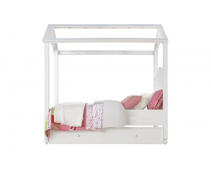 ACME Rapunzel Twin Bed - White