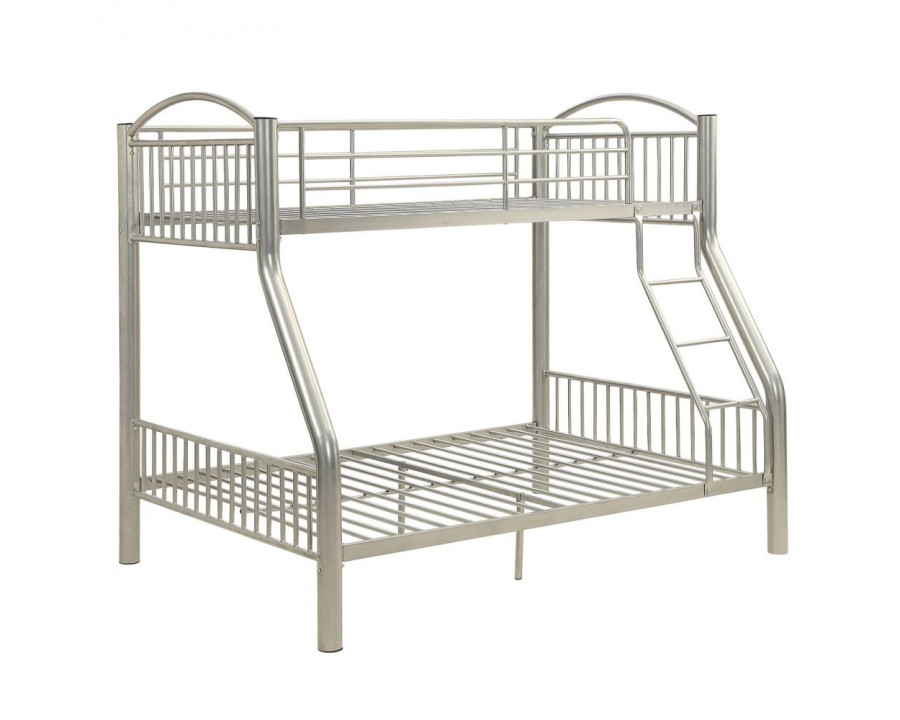 ACME Cayelynn Twin/Full Bunk Bed - Silver