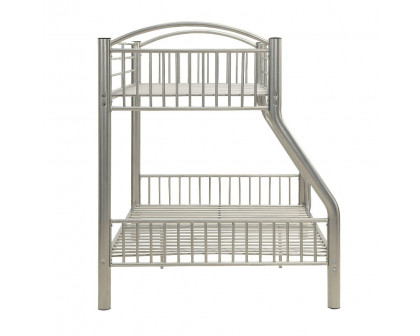 ACME Cayelynn Twin/Full Bunk Bed - Silver