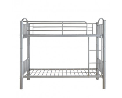 ACME Cayelynn Twin/Twin Bunk Bed - Silver