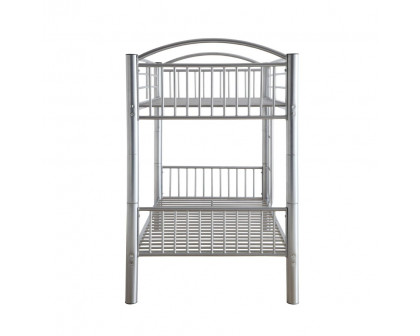 ACME Cayelynn Twin/Twin Bunk Bed - Silver