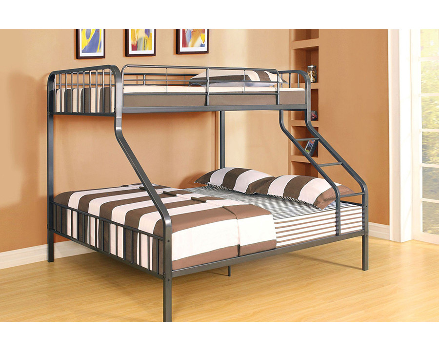 ACME Caius Twin Xl/Queen Bunk Bed - Gunmetal