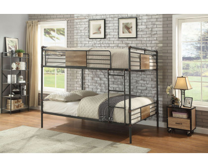 ACME - Brantley Sandy Black Bunk Bed