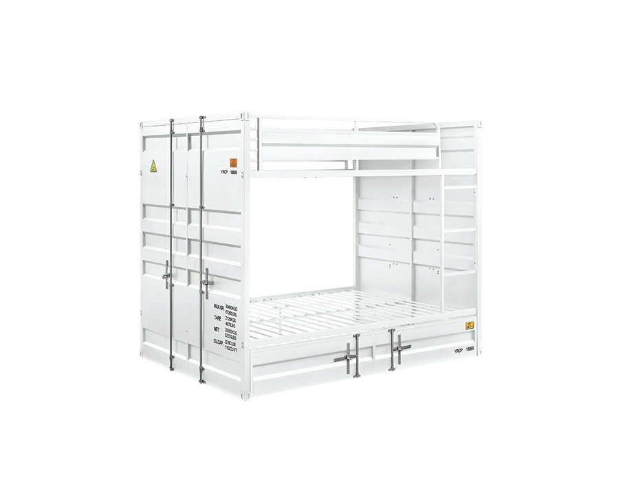 ACME Cargo Youth Full over Full Bunk Bed - White