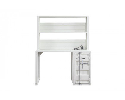 ACME Cargo Youth Desk with Hutch - White