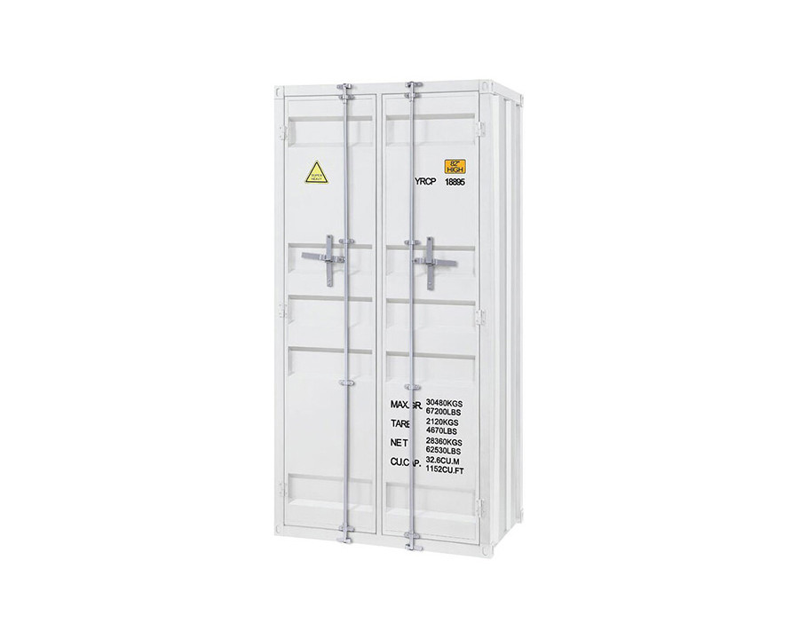 ACME Cargo Youth Double Door Wardrobe - White