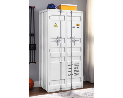 ACME Cargo Youth Double Door Wardrobe - White