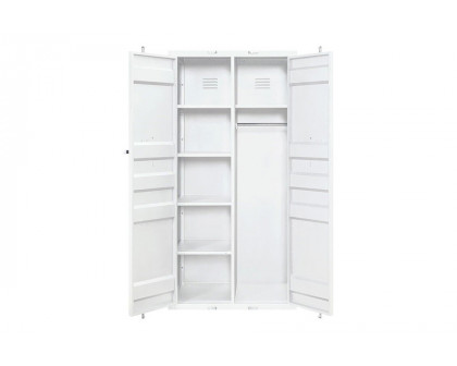 ACME Cargo Youth Double Door Wardrobe - White