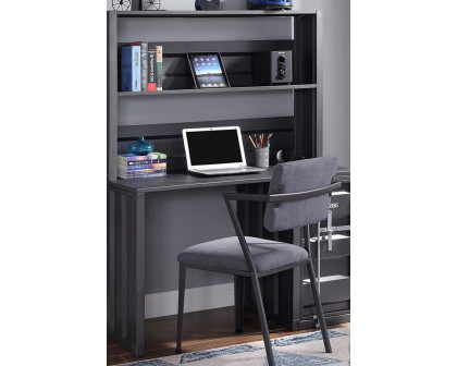 ACME Cargo Youth Desk with Hutch - Gunmetal