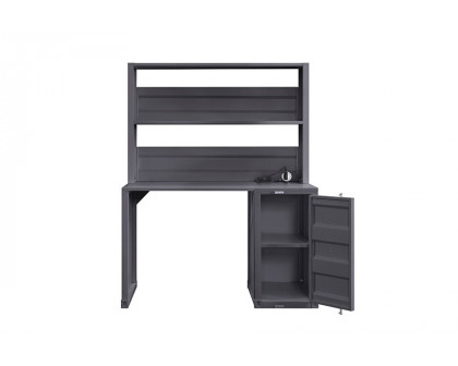 ACME Cargo Youth Desk with Hutch - Gunmetal