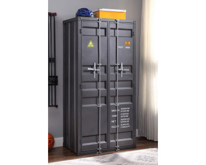 ACME Cargo Youth Double Door Wardrobe - Gunmetal